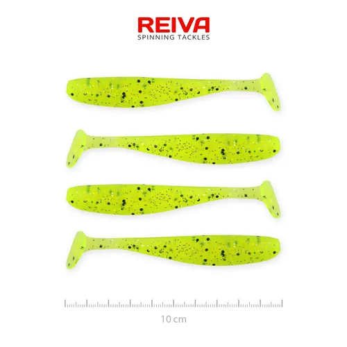 FLASH SHAD 10CM 4DB/CS (POPPY GREEN)
