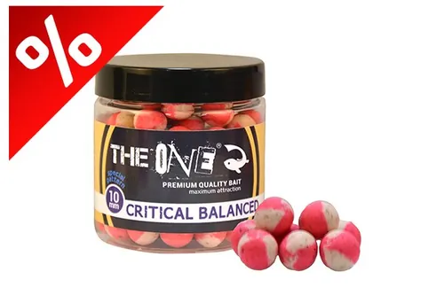THE ONE CRITICAL BALANCED HOOKBAIT LEMON FISH GARLIC 10 MM PINK WHITE 50 GR