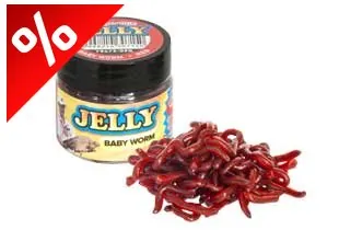 BENZAR JELLY BAITS BABY WORM PIROS