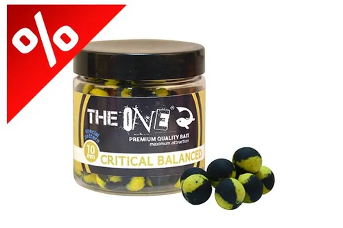 THE ONE CRITICAL BALANCED HOOKBAIT HONEY&HALIBUT 10 MM BLACK - YELLOW 50 GR