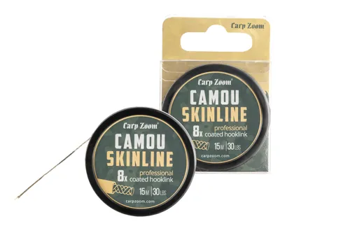 CZ0014 CAMOU BEVONATOS ELŐKEZSINÓR, 15M, 30 LB, TEREPMINTÁS