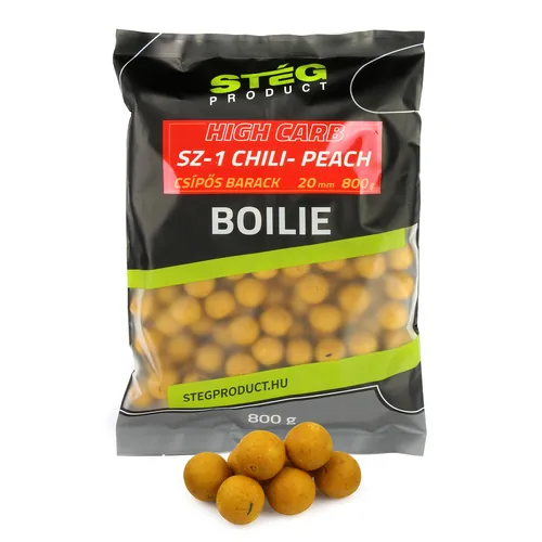 STÉG HIGH CARB BOILIE 20MM 800G SZ-1 CHILI-PEACH