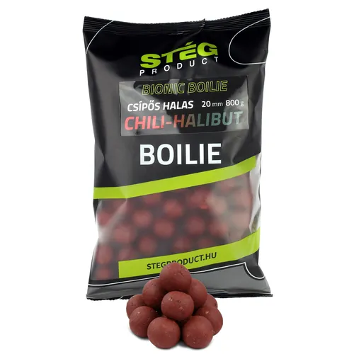 STÉG BIONIC BOILIES 20MM 800G CHILI-HALIBUT