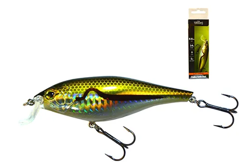 WIZARD SHALLOW RATTLE SHAD FLOATING  1M 8,8CM 14G SG
