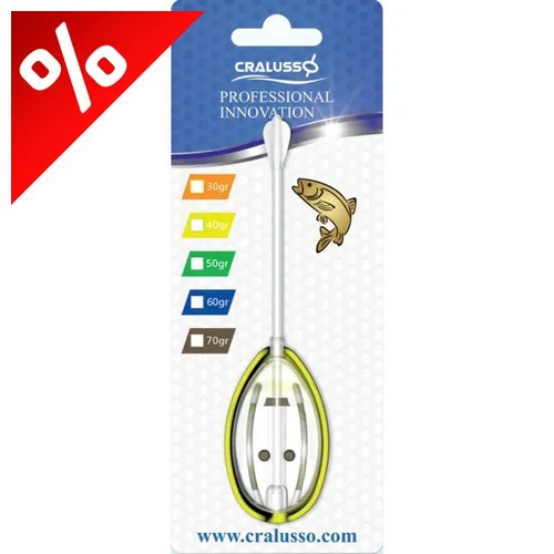 CRALUSSO BIG ROCKET METHOD KOSÁR 60G+TÖLTŐ KRISTÁLY (1+1DB/CSOMAG)