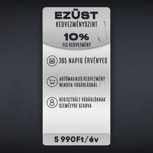DUPLAKUKAC EZÜST ÉVES KEDVEZMÉNYKÁRTYA - 10%