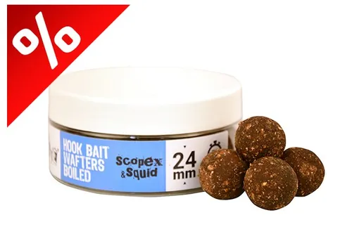 THE BIG ONE HOOK BAIT WAFTERS BOILIE SCOPEX SQUID 24MM 150 GR