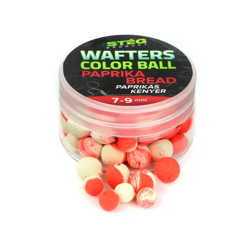STÉG WAFTERS COLOR BALL 7-9MM 15G  PAPRIKA BREAD