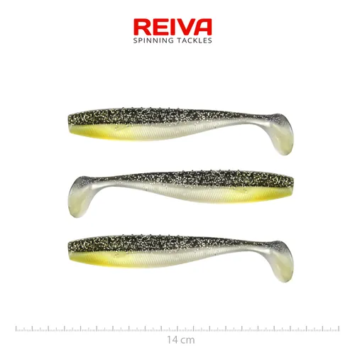 FLAT MINNOW SHAD 14CM 3DB/CS (MOONSHINE BLEAK)