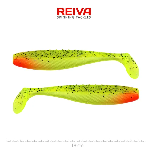 FLAT MINNOW SHAD 18CM 2DB/CS (WATERMELON)