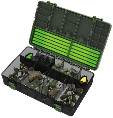 HALDORÁDÓ FEEDER PRO BOX - FEEDER APRÓCIKK ÉS ELŐKETARTÓ DOBOZ