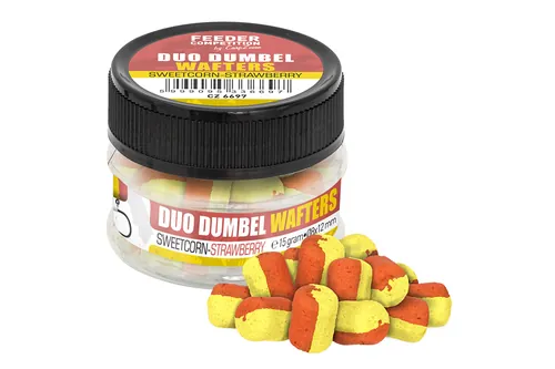 FC DUO DUMBEL WAFTERS HOROGCSALI, O10X14 MM, MANGÓ, BARACK, 15 G