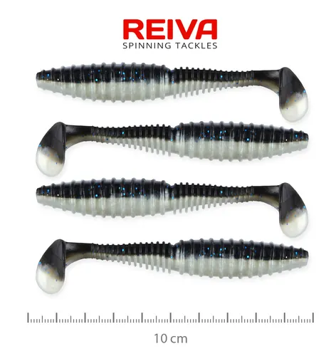 ZANDER POWER SHAD 10CM 4DB/CS (BLEAK)