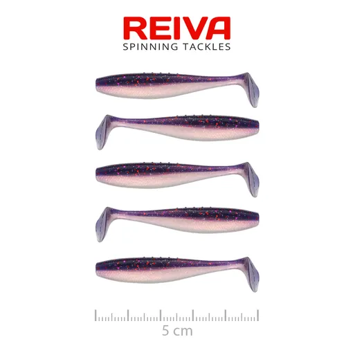 FLAT MINNOW SHAD 5CM 5DB/CS (PURPLE PEARL)