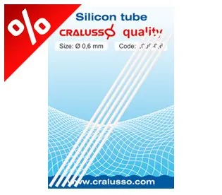 CRALUSSO SZILIKONCSŐ 0,7 MM