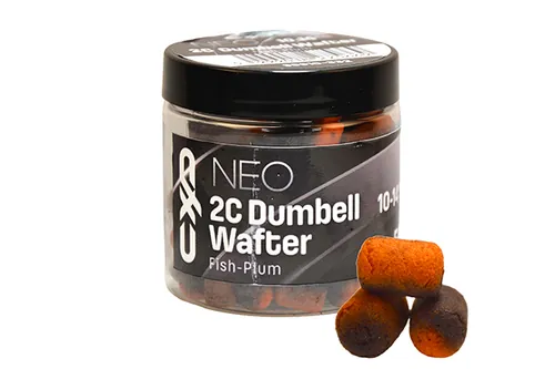 CARP EXPERT NEO 2C DUMBELL WAFTER 50G FISH-PLUM 10-14MM