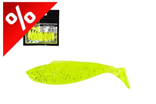 WIZARD SHAD FLUO-GREEN 4CM 10PCS/BAG