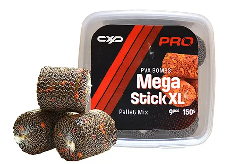 CARP EXPERT PRO BOMBS MEGA PVA STICKS XL PELLET MIX (9PCS/BAG)