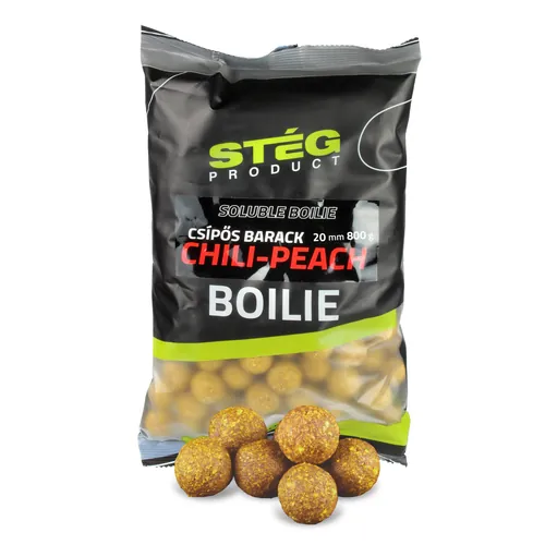 STÉG SOLUBLE BOILIE 20MM 800G CHILI-PEACH