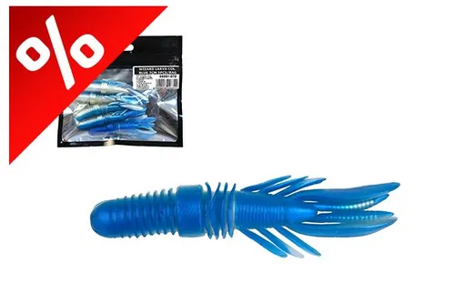 WIZARD BASS GRUB  COL. BLUE 7CM 5PCS/BAG