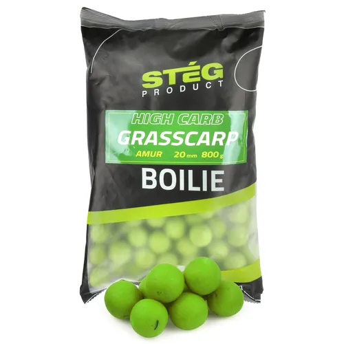 STÉG HIGH CARB BOILIE 20MM 800G AMUR-GRASSCARP