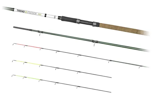 CZ TREND II FEEDER HORGÁSZBOT, 390 CM, 180 G, 3+3 RÉSZES