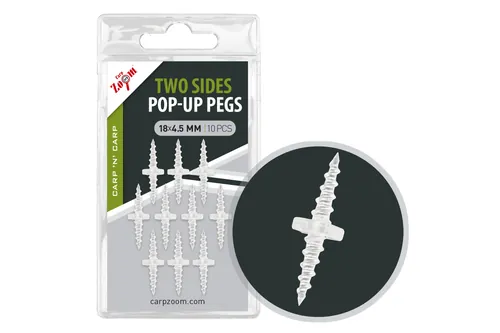 CZ KÉTOLDALAS POP-UP CSAVAR, 18X4,5 MM, 10 DB