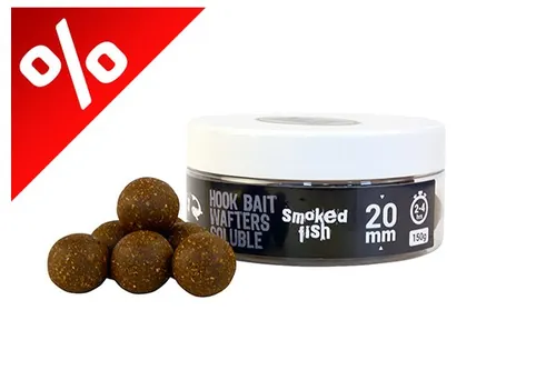 THE ONE HOOK BAIT WAFTERS SOLUBLE BLACK 20MM
