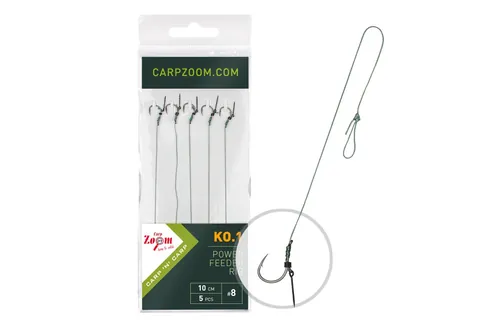 CZ6375 FC POWER FEEDER RIG KO.1 KÖTÖTT METHOD ELŐKE, 10 CM, #6, 10 MM; O0,18 MM, 5 DB