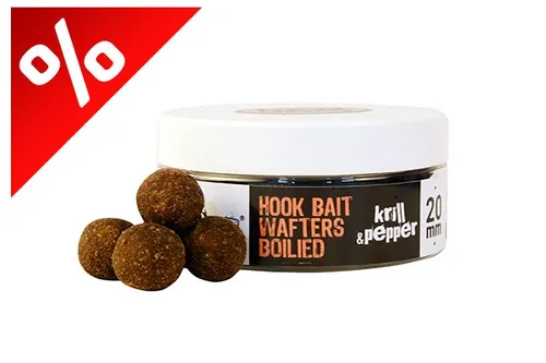 THE BIG ONE HOOK BAIT WAFTERS BOILIE KRILL&PEPPER 20MM