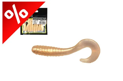 WIZARD HARPEX TWIST PEACH 5CM 10PCS/BAG
