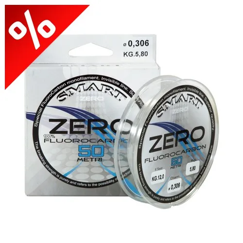 MAVER MONOFILO ZERO FLUOROCARBON50 M 0,190MM