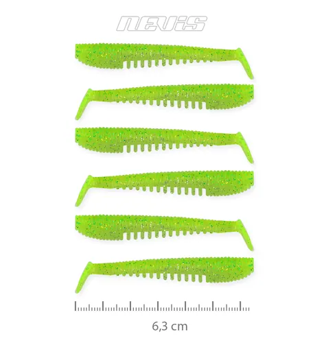 IMPULSE SHAD 6.3CM 6DB/CS (FLASH CHARTREUSE)  AKCIÓ -50%