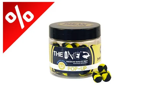THE ONE POP UP HONEY&HALIBUT 10-12 MM BLACK - YELLOW