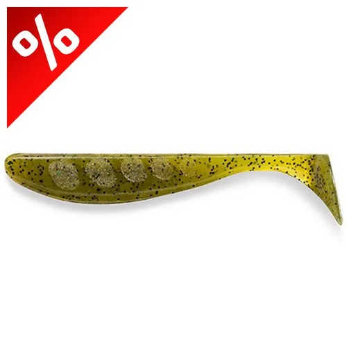 FISHUP_WIZZLE SHAD 3" (8PCS.), #074 - GREEN PUMPKIN SEED