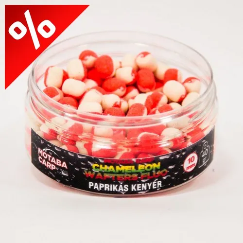 MOTABA CARP WAFTERS CHAMELEON FLUO PAPRIKÁS KENYÉR 10 MM 40G