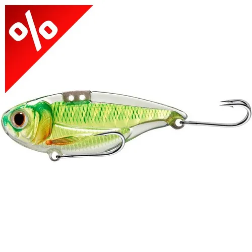 LIVETARGET SONIC SHAD BLADE BAIT GOLD/PERCH 55 MM 14G SINKING