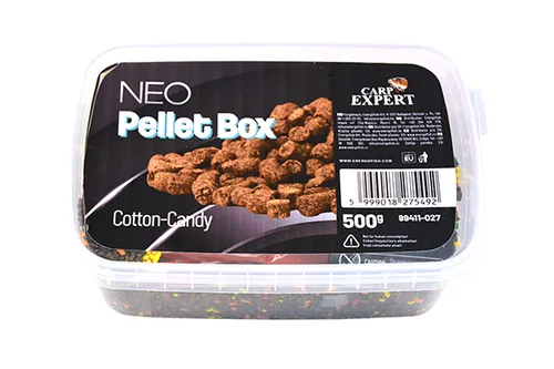 CARP EXPERT NEO BOX PELLET BOX 500G COTTON-CANDY