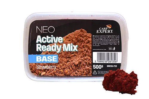 CARP EXPERT NEO ACTIVE READY MIX BASE STRAWBERRY 500G