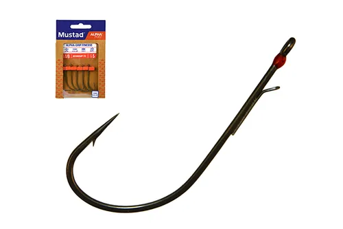 MUSTAD ALPHA-GRIP FINESSE, 1/0 5DB/CSOMAG