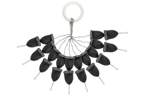 PZ KÚPOS GUMI STOPPER FEKETE, O8X10 MM, 20 DB