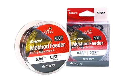 CARP EXPERT SMART METHOD FEEDER 0,23MM 300M DARK GREY 6,64KG