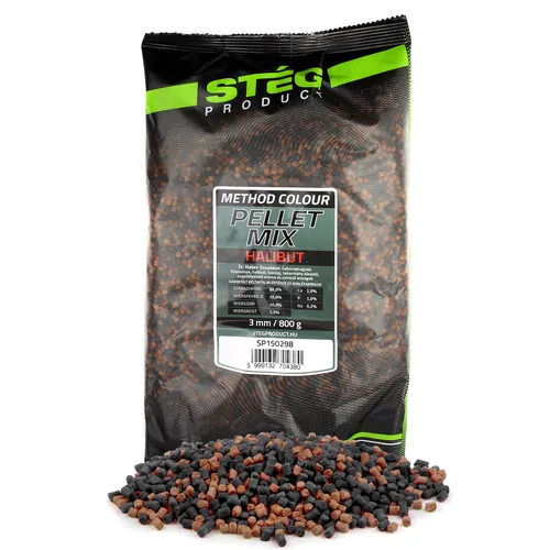 STÉG PELLET MIX 3MM 800G HALIBUT