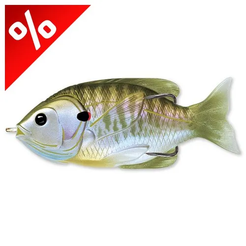 LIVETARGET SUNFISH WALKING BAIT NATURAL/OLIVE BLUEGILL 75 MM 12 G