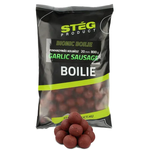 STÉG BIONIC BOILIES 20MM 800G GARLIC SAUSAGE