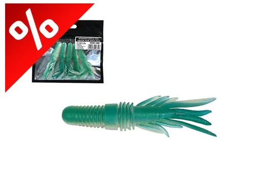 WIZARD BASS GRUB COL. GREEN 7CM 5PCS/BAG