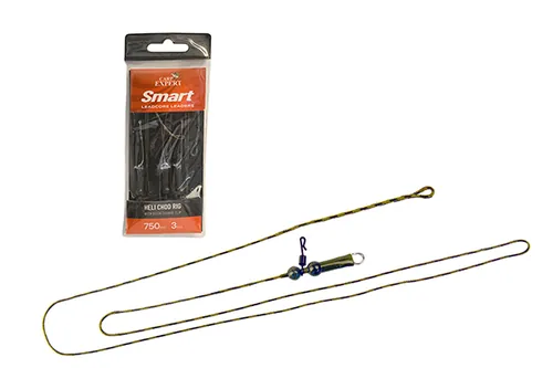 CARP EXPERT ELŐKÖTÖTT LEADCORE HELI CHOD SZERELÉK GYORSKAPOCCSAL 3DB/CSOMAG