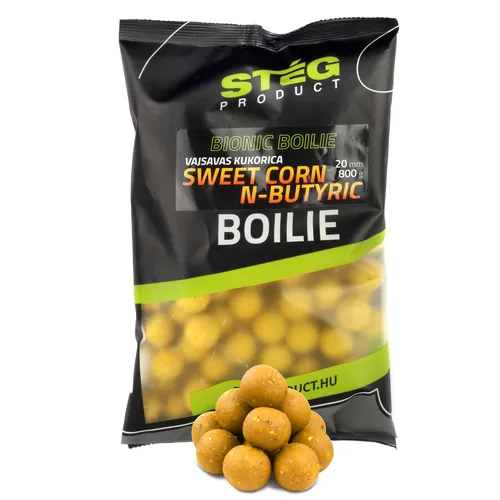 STÉG BIONIC BOILIES 20MM 800G CORN - N-BUTYRIC