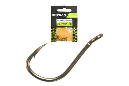 MUSTAD ULTRA NP OUT TURNED EYED FEEDER 16 15DB/CSOMAG