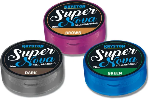 SUPER NOVA SOLID BAG BRAID 35LB 20M BROWN  AKCIÓ -30%